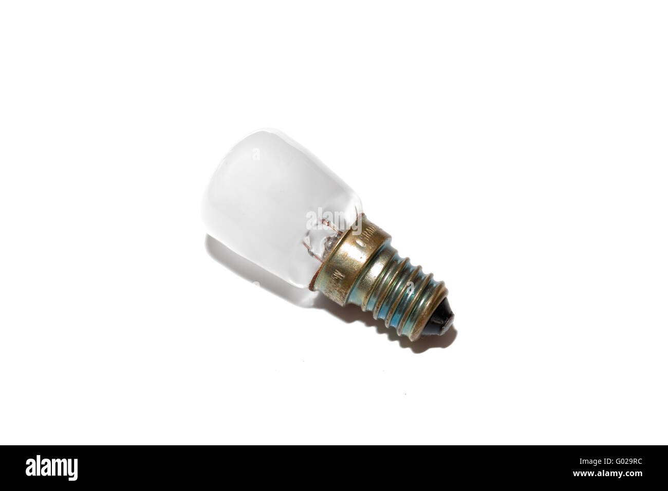 Small light bulb isolated on a white background Stock Photo Alamy