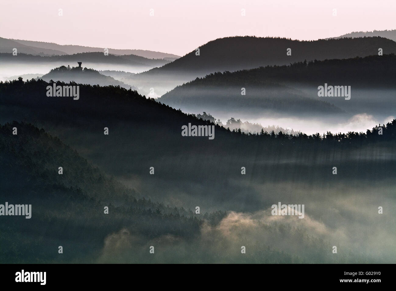 View of Drachenfels, Dahn, Rheinland-Pfalz, Germany Stock Photo