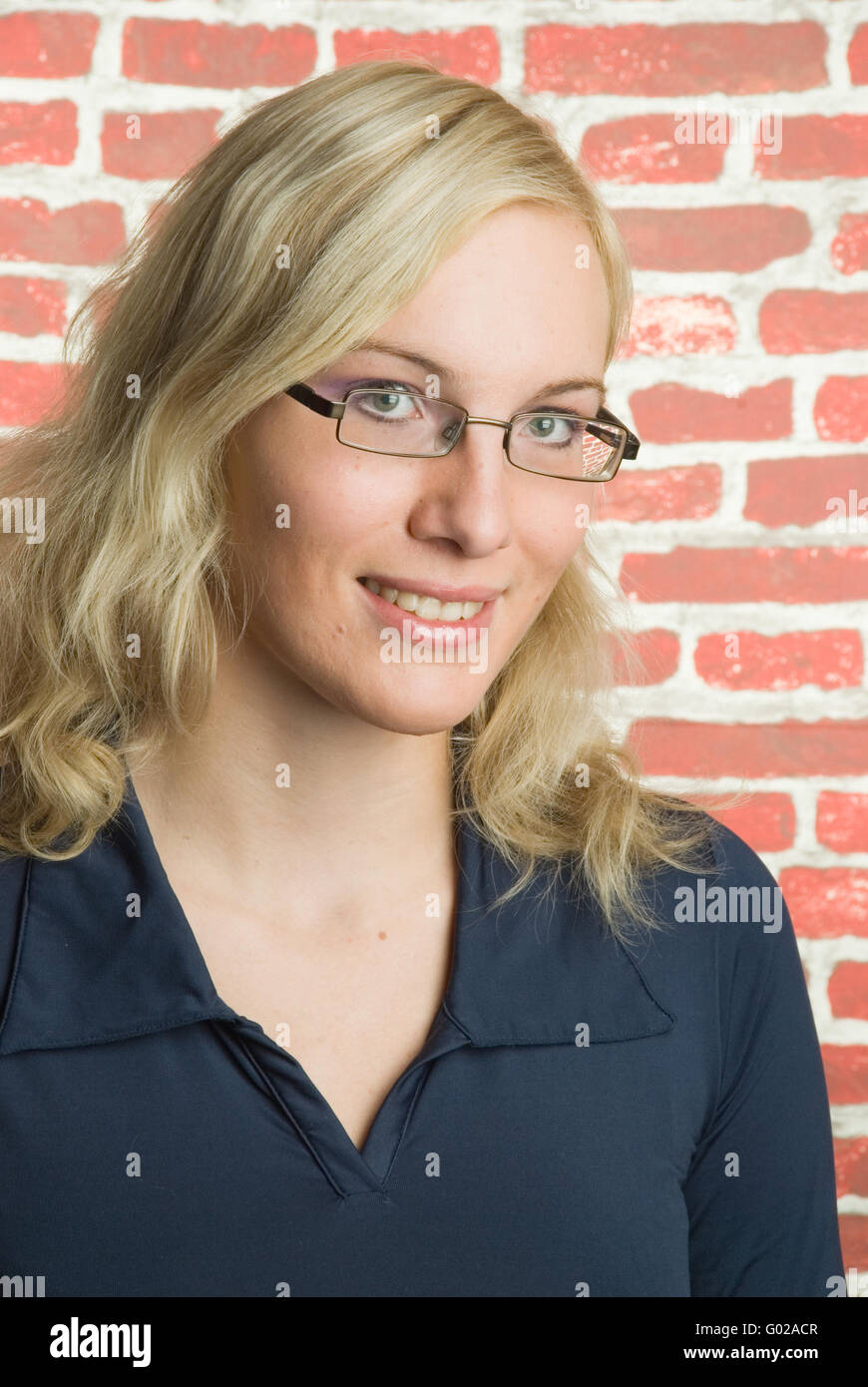 young blonde woman Stock Photo - Alamy