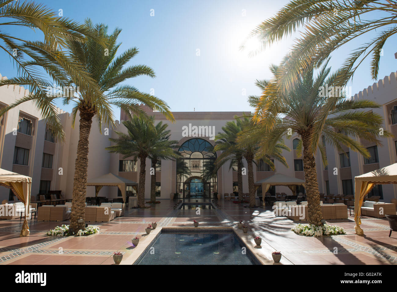 Shangri-La's Barr Al Jissah Resort & Spa, Muscat, Oman. Stock Photo