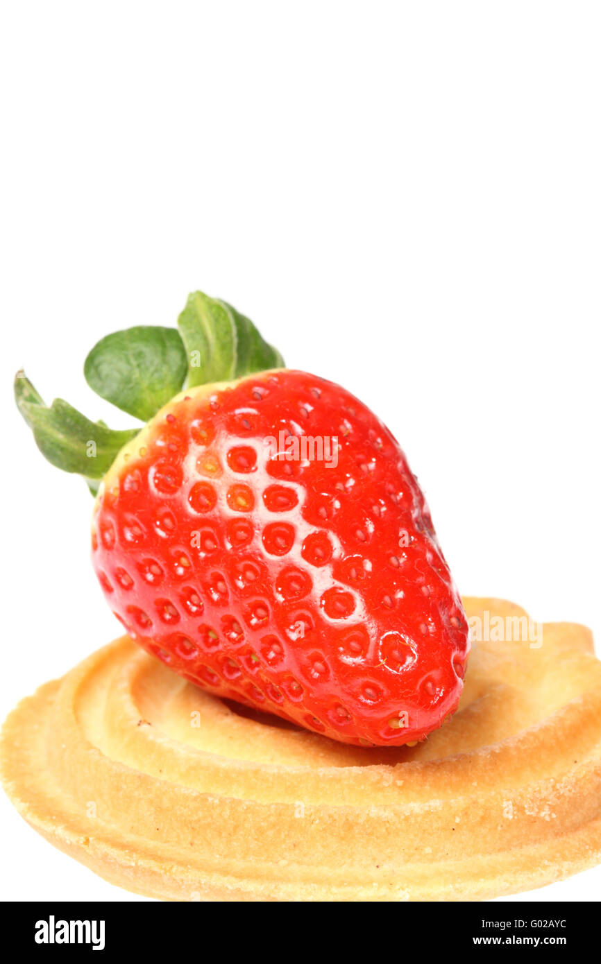 Cake with strawberry Stock Photo - Alamy