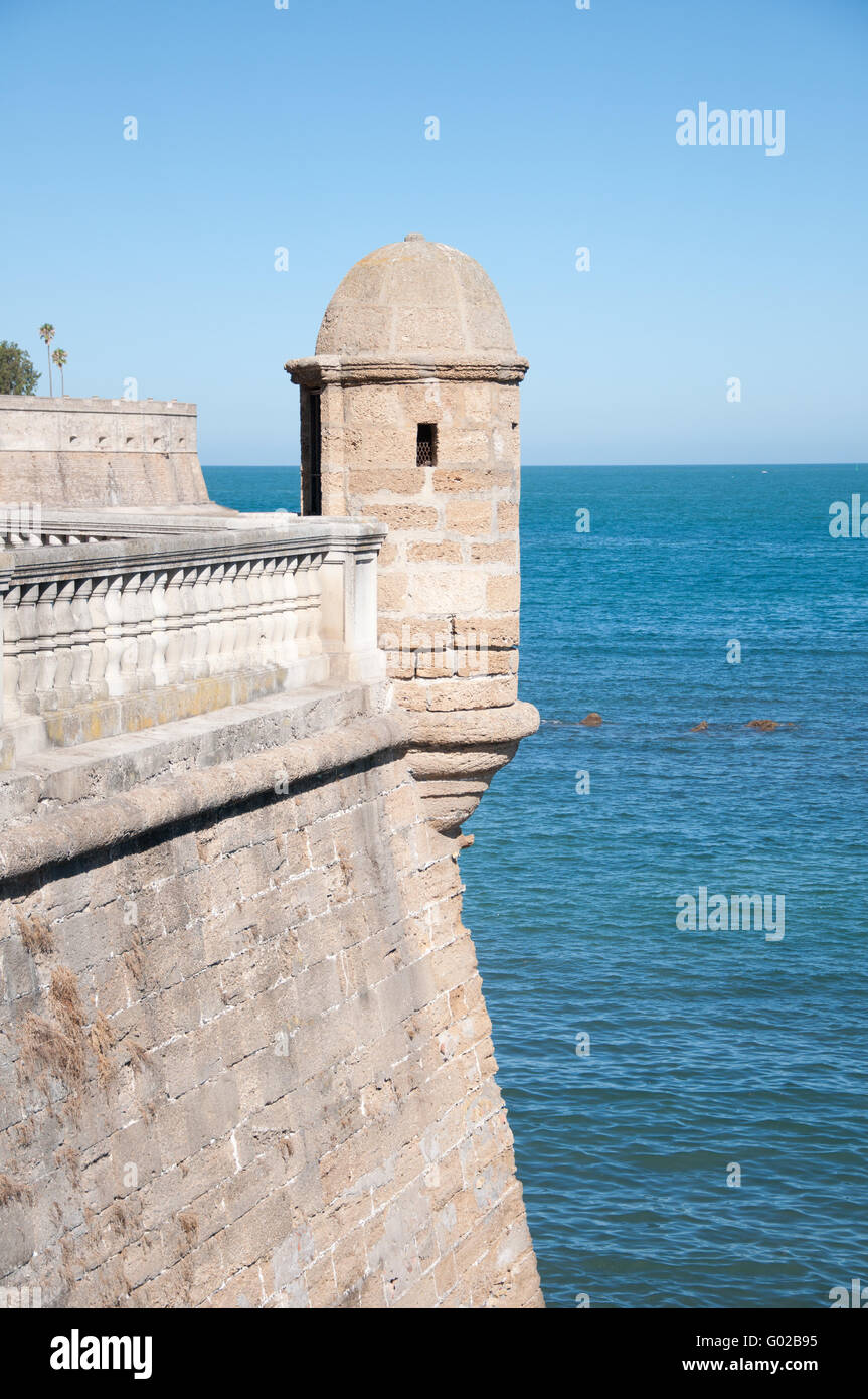 Viewpoint of the mall in Cadiz Stock Photo