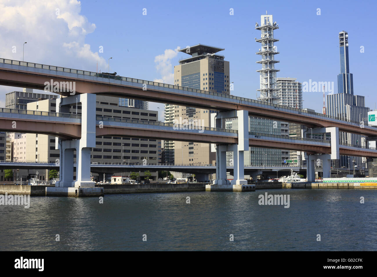Kobe, Japan, Highrise Buildings Stock Photo