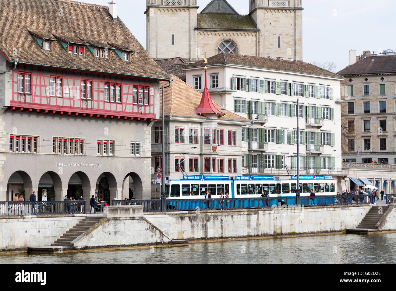 Zurich City, Switzerland Stock Photo