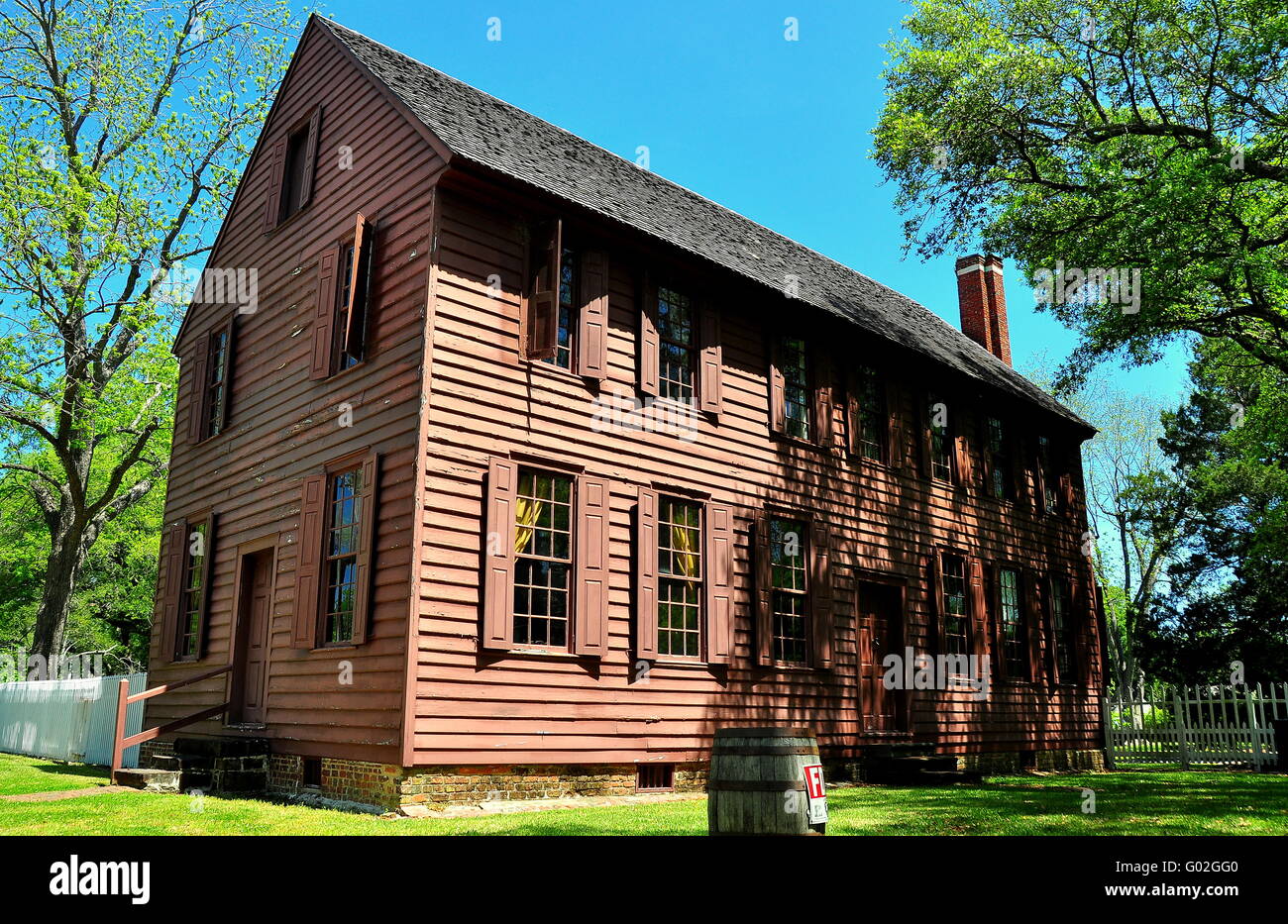 Bath, North Carolina C. 1774 wooden frame PalmerMarsh House, one of