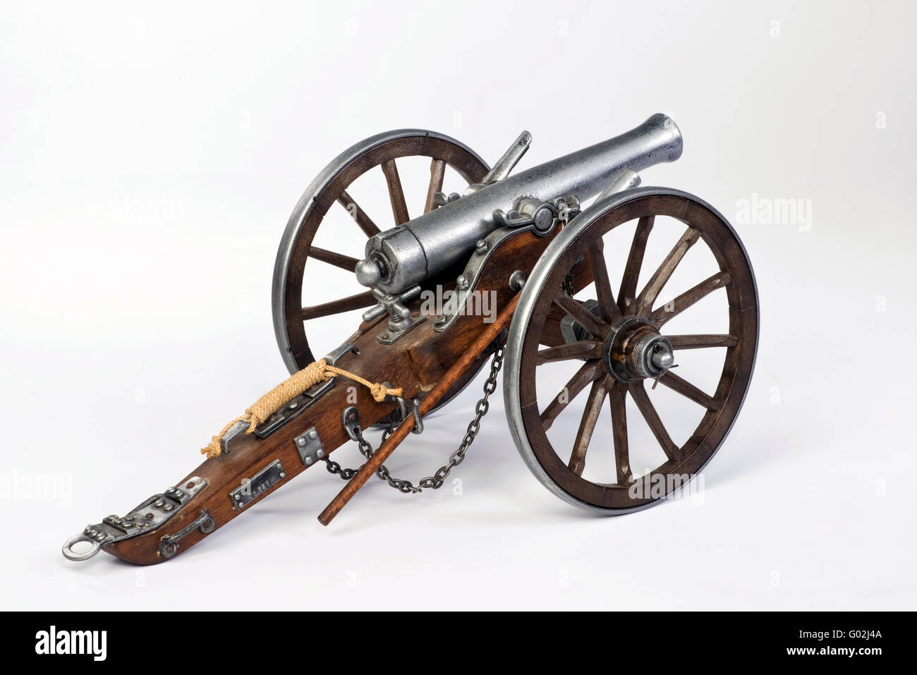 Model of a 1863 Dahlgren cannon. Stock Photo