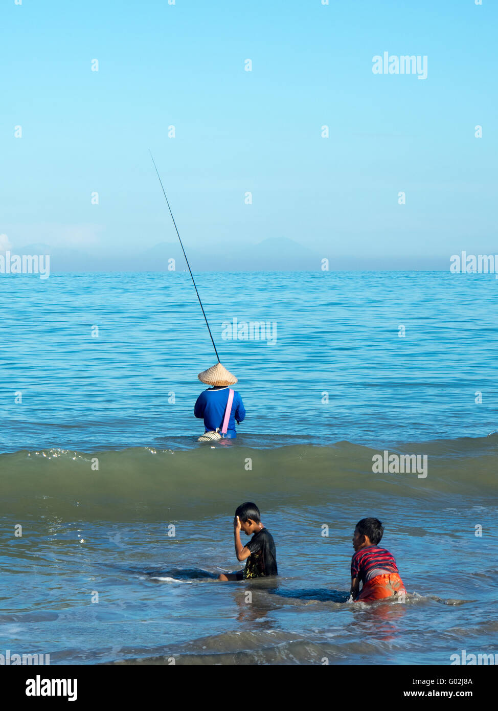 Two boys fishing hi-res stock photography and images - Alamy