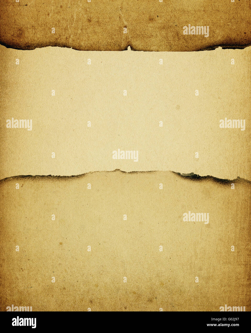 Vintage burned paper background, with space for text. Stock Photo