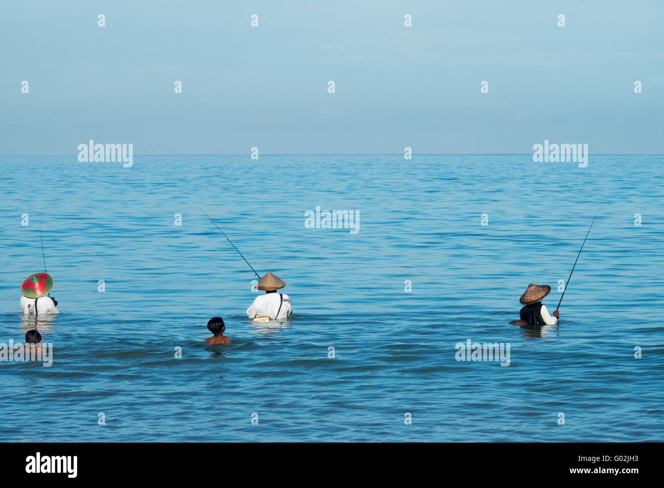 Two boys playing in the sea hi-res stock photography and images - Alamy
