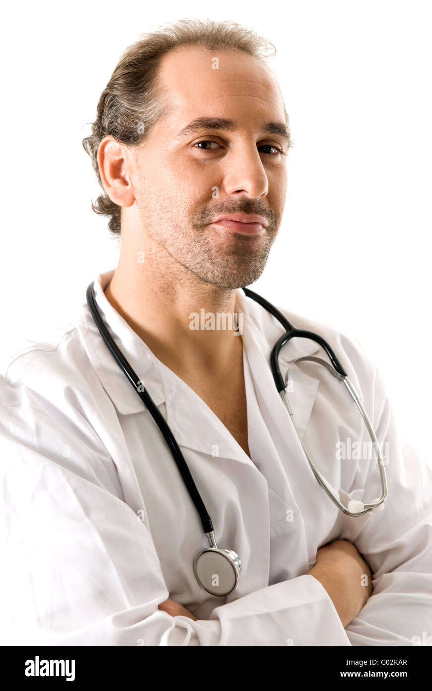 Work uniform white coat hi-res stock photography and images - Alamy