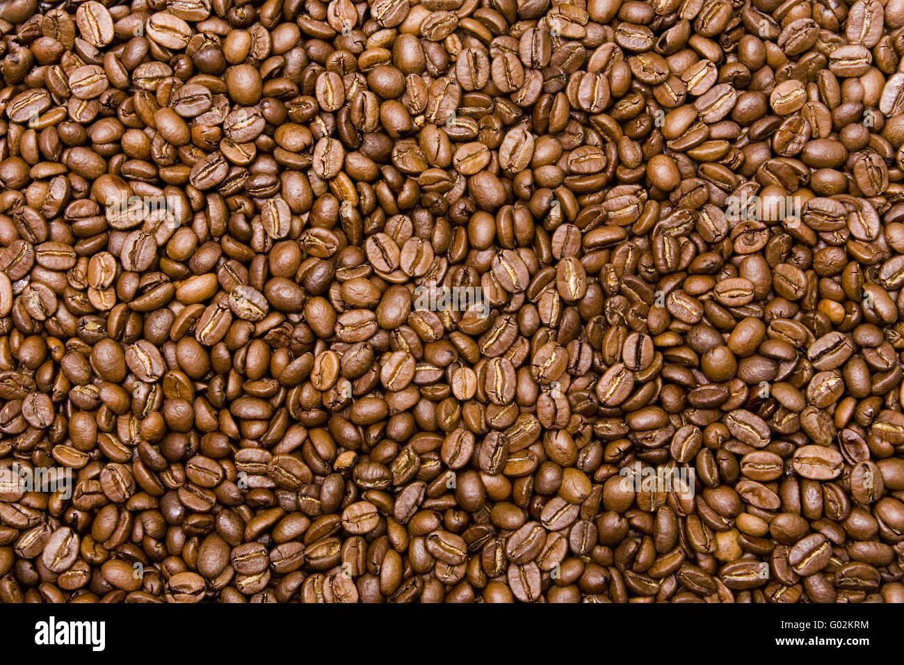 roasted coffee beans Stock Photo