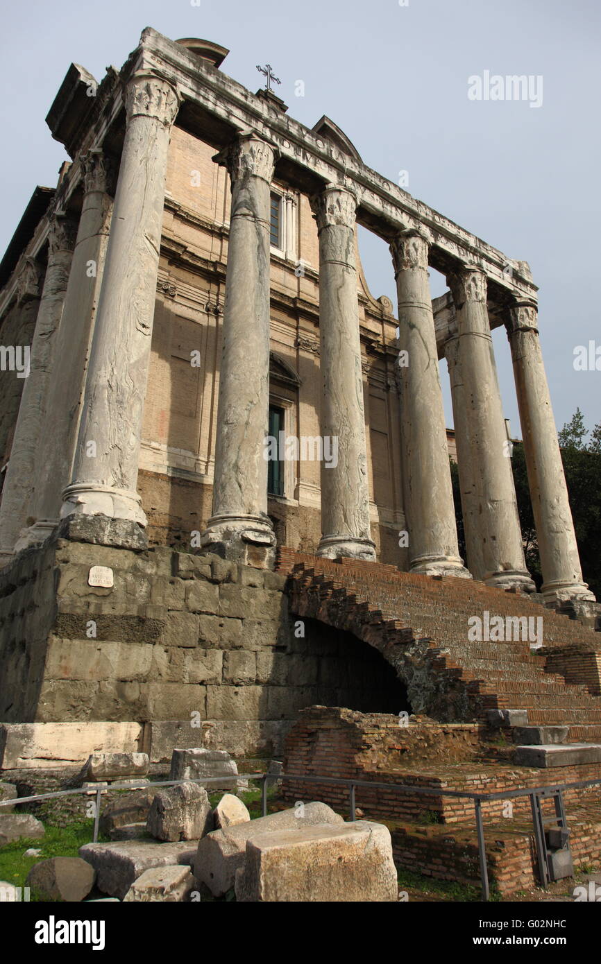 Forum Romanum Stock Photo