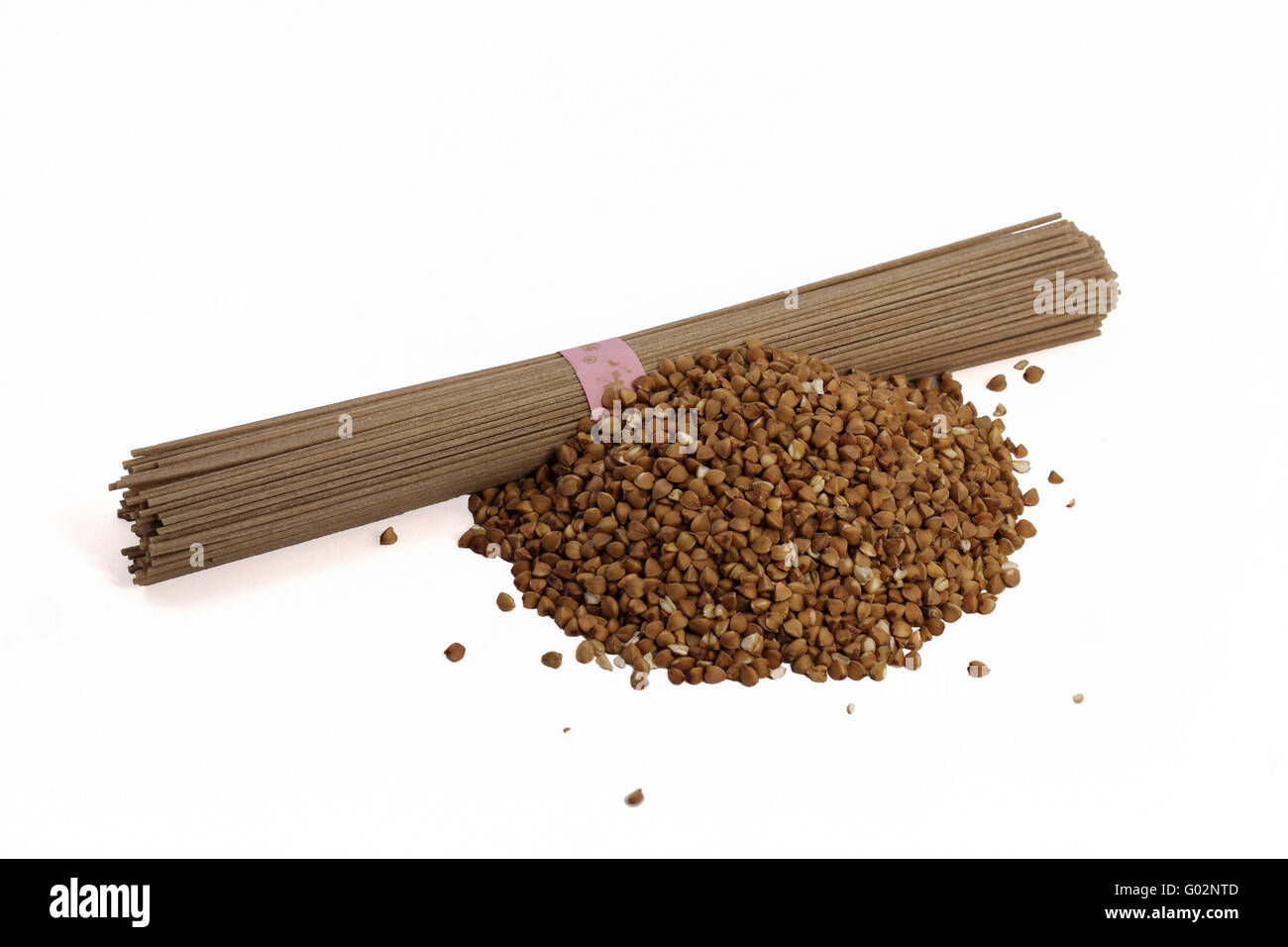 Soba Buckwheat Japanese noodle Stock Photo Alamy