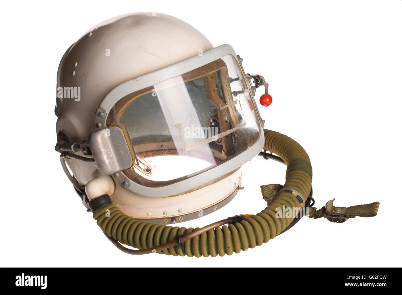 Air force pilot helmet Stock Photo Alamy