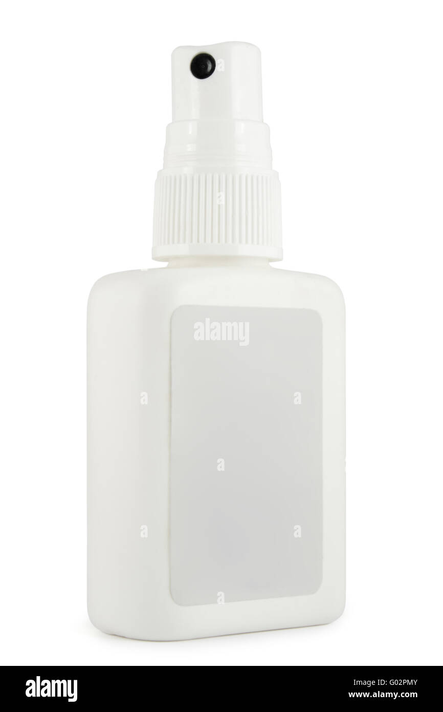 Bottle of medication with spray cap Stock Photo Alamy