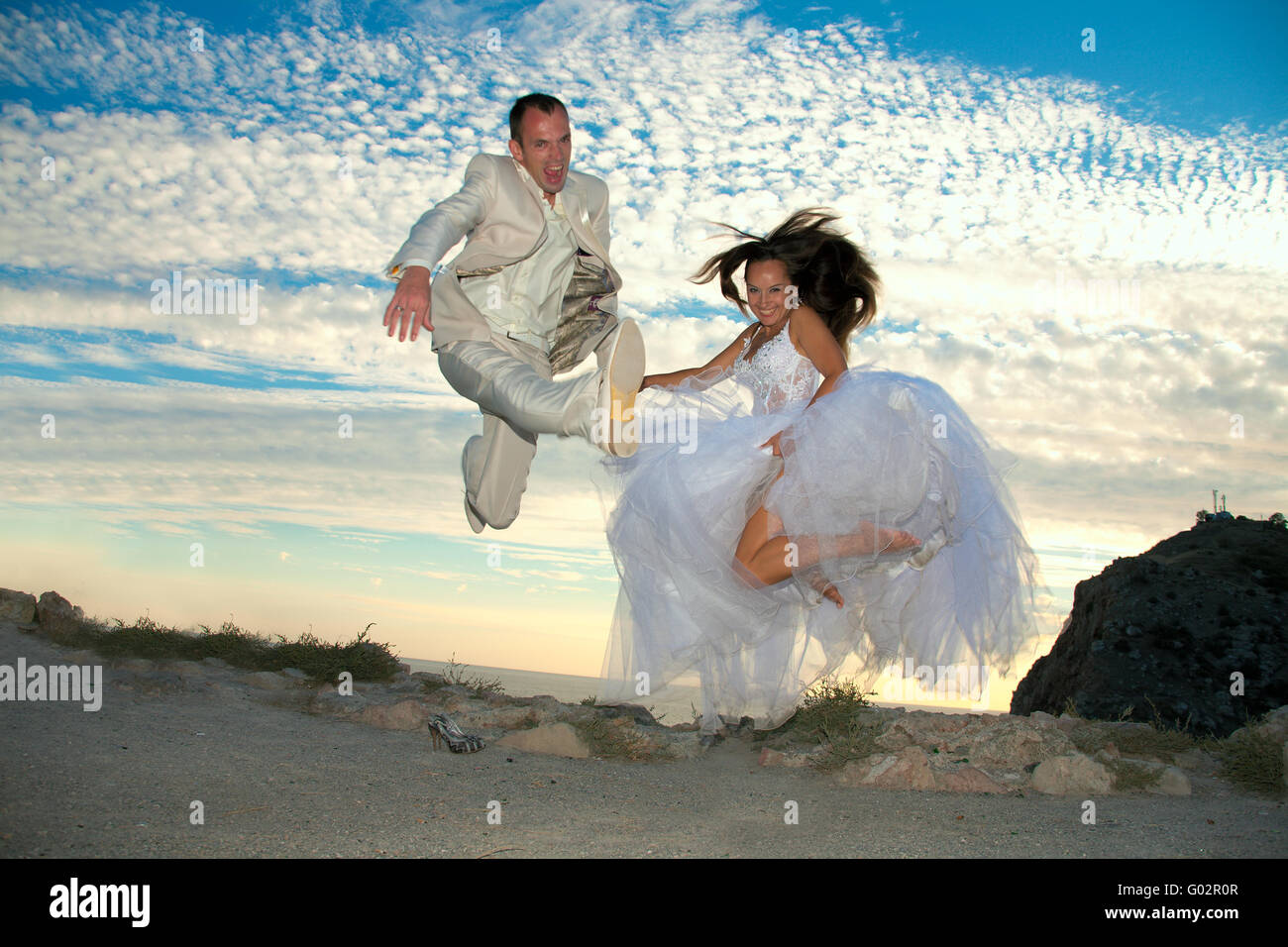 Happy married couple Stock Photo - Alamy