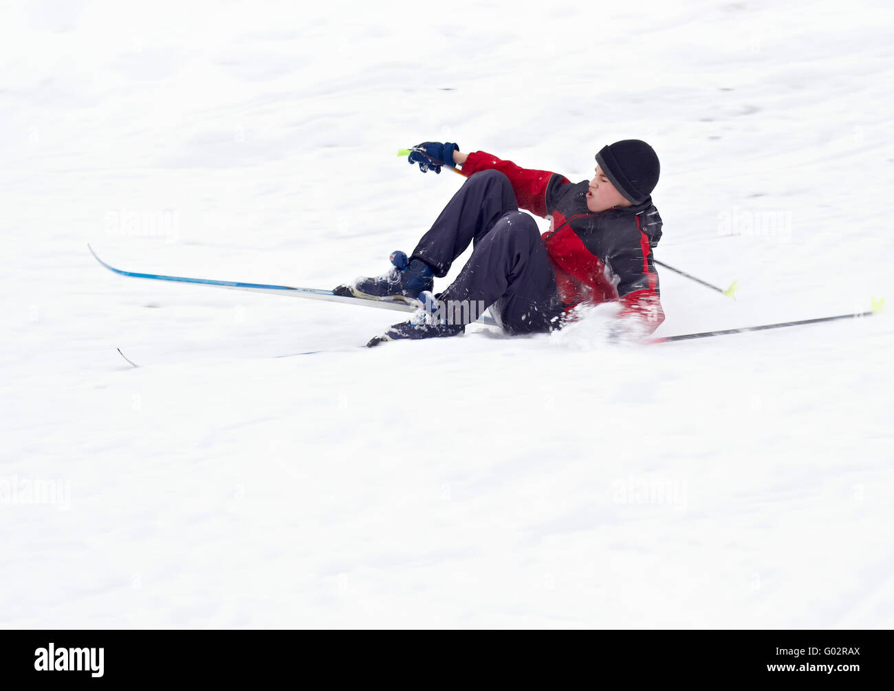 Beginner skier hi-res stock photography and images - Alamy