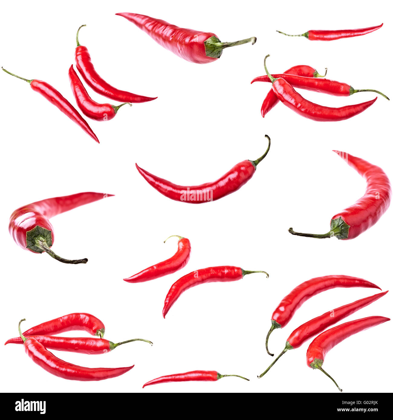 Red Hot Chili Peppers - isolated Stock Photo