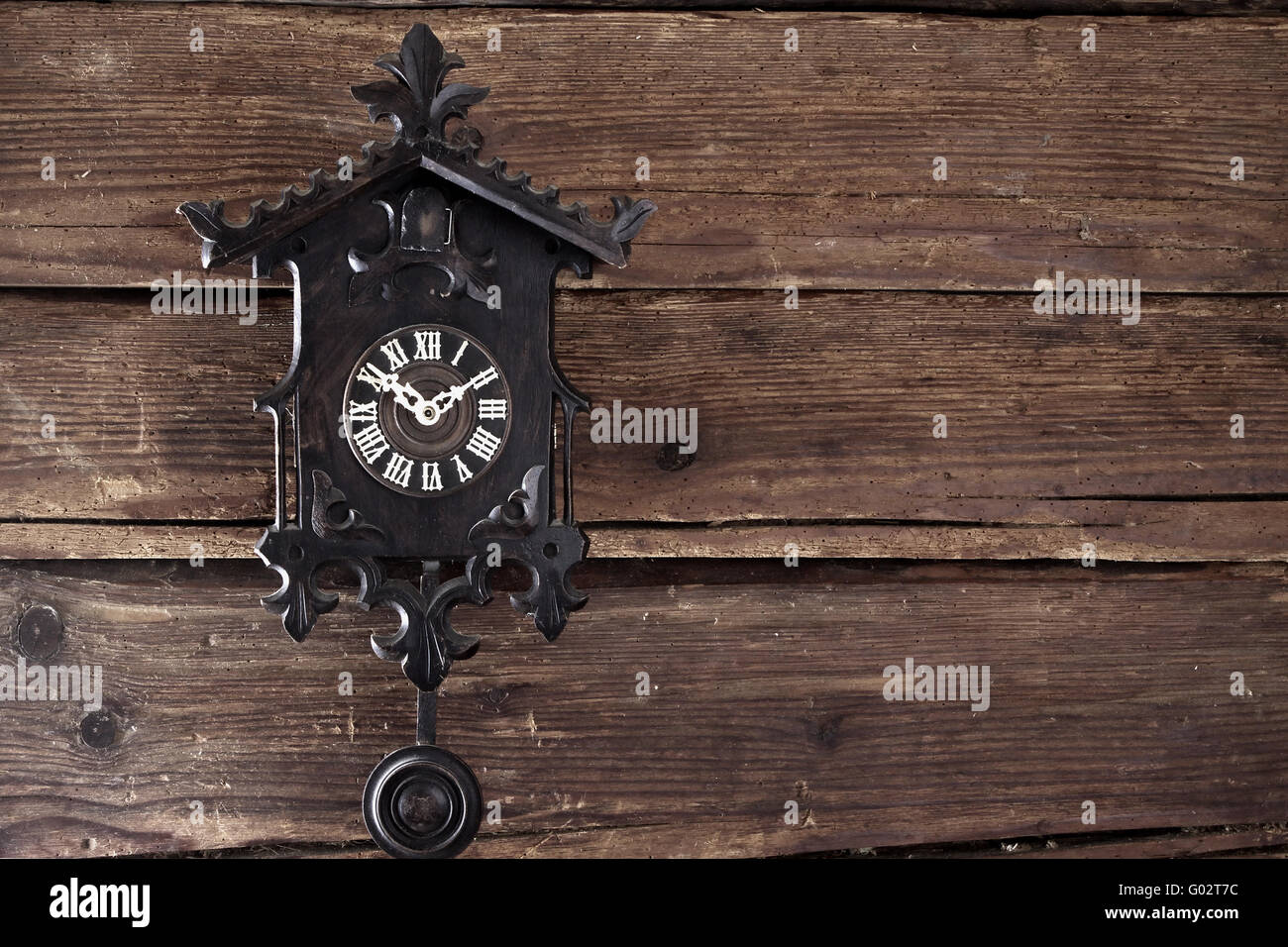 old cuckoo clock Stock Photo Alamy