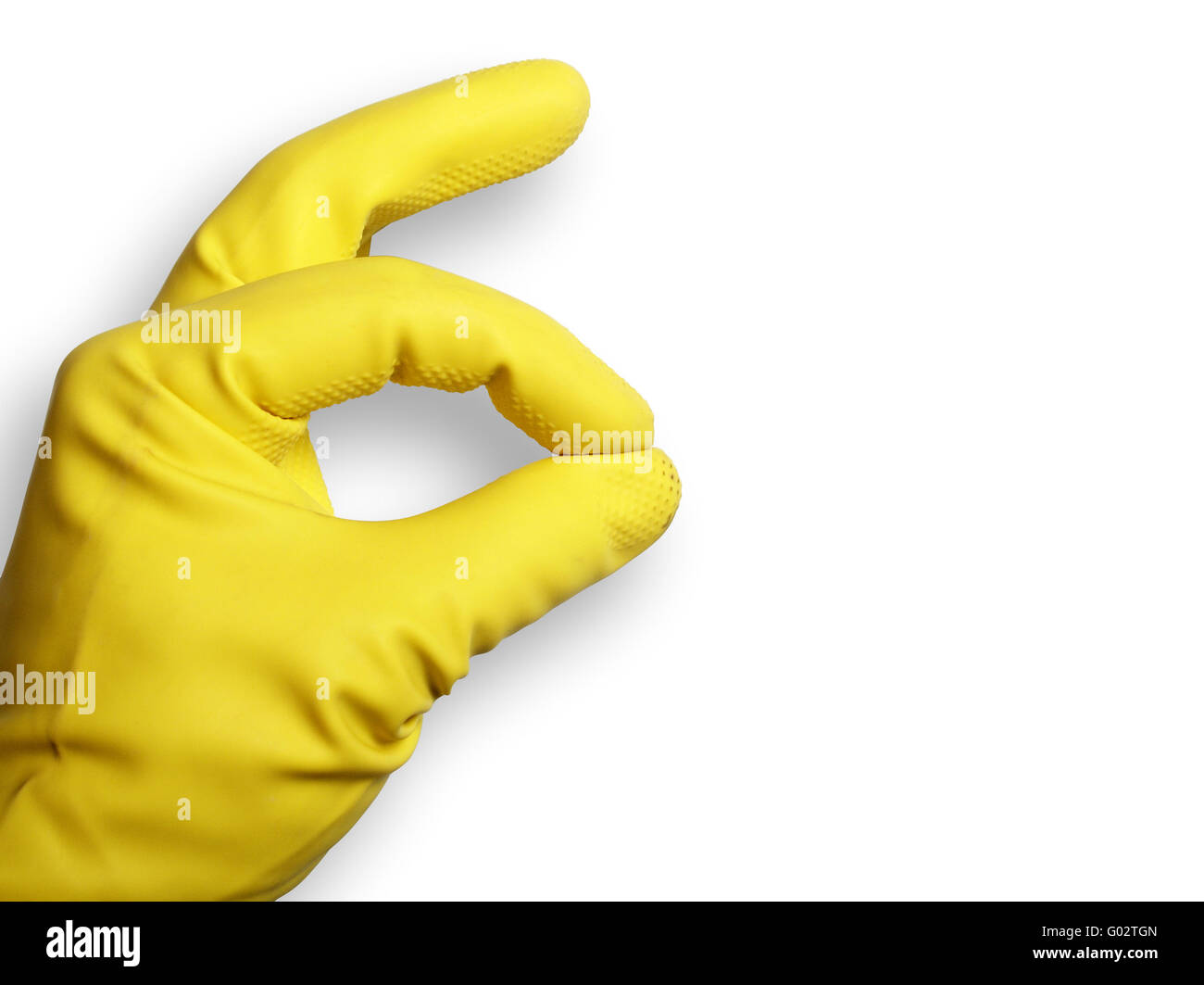 Yellow Hand Stock Photo Alamy