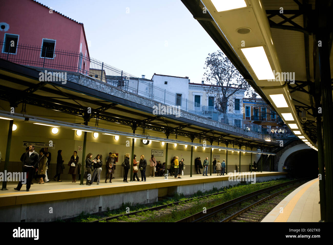 underground in Athens Stock Photo