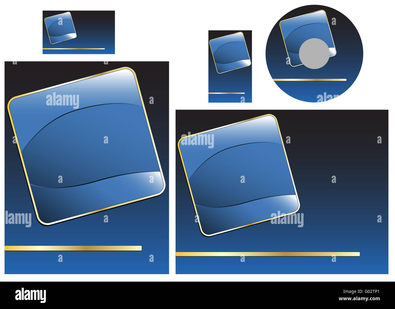 Template for business card, letter and cd. Add your logo and text Stock ...