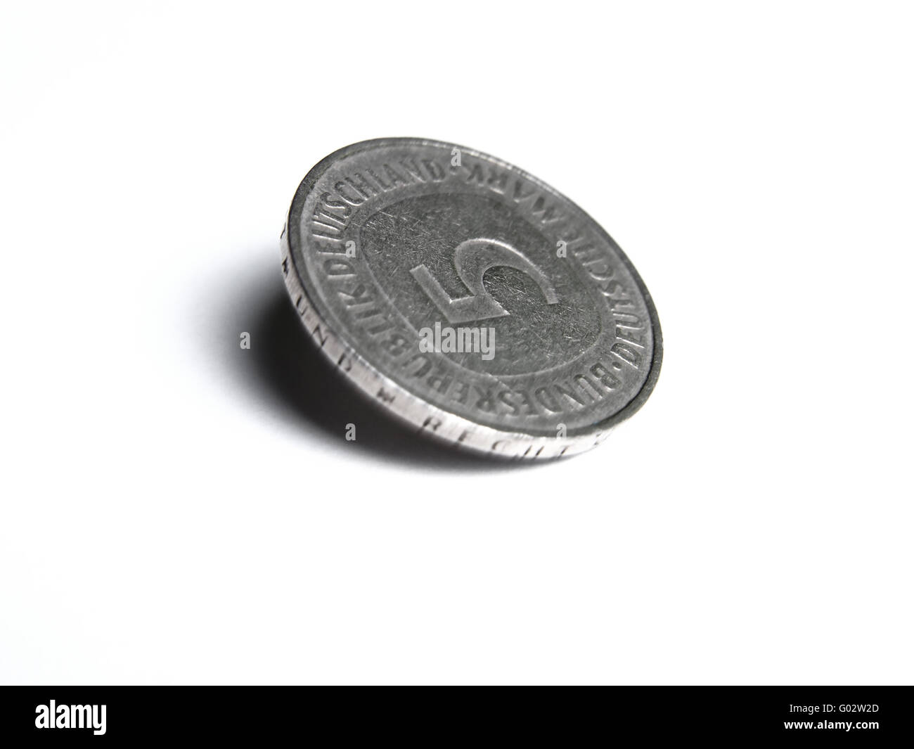 five german mark coin Stock Photo