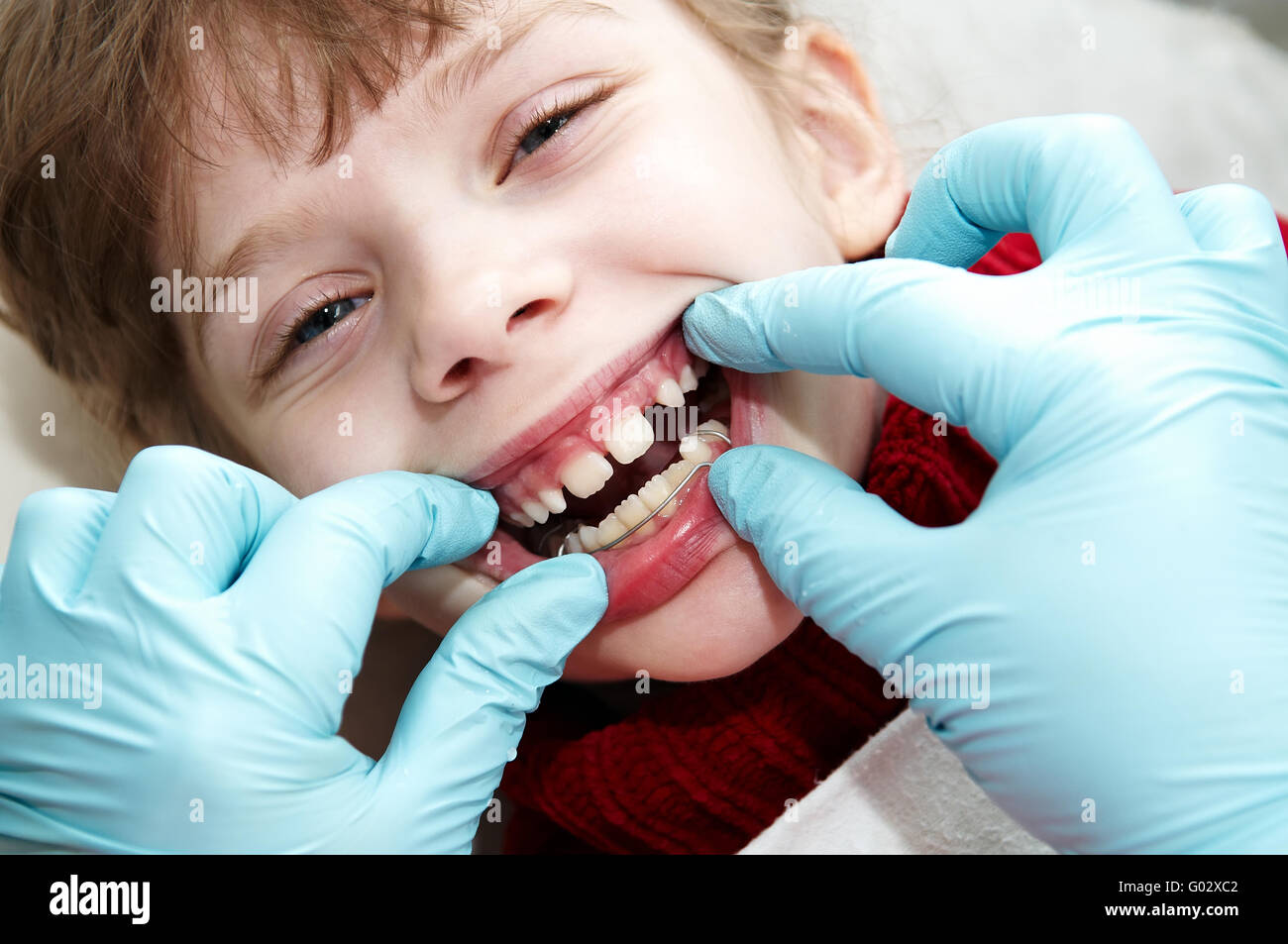 at dentist medic orthodontic doctor examination Stock Photo Alamy