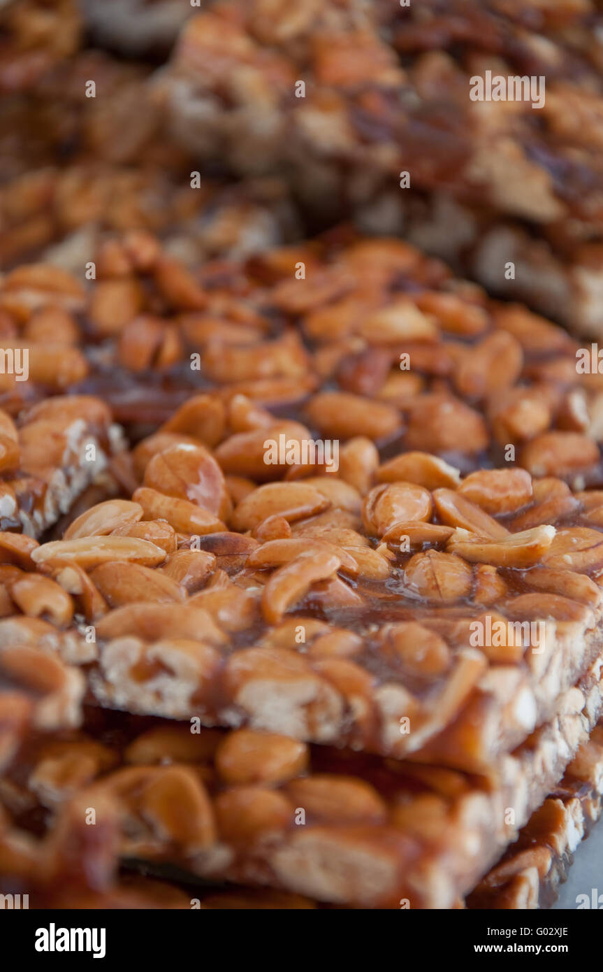 Candied pine nuts Stock Photo