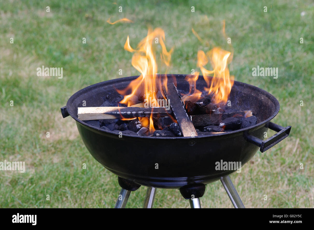 Grilling Stock Photo