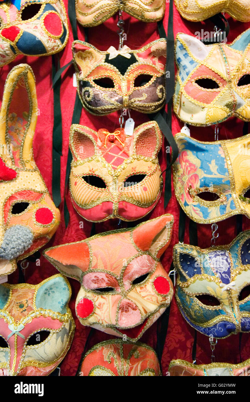 masks in venetia Stock Photo