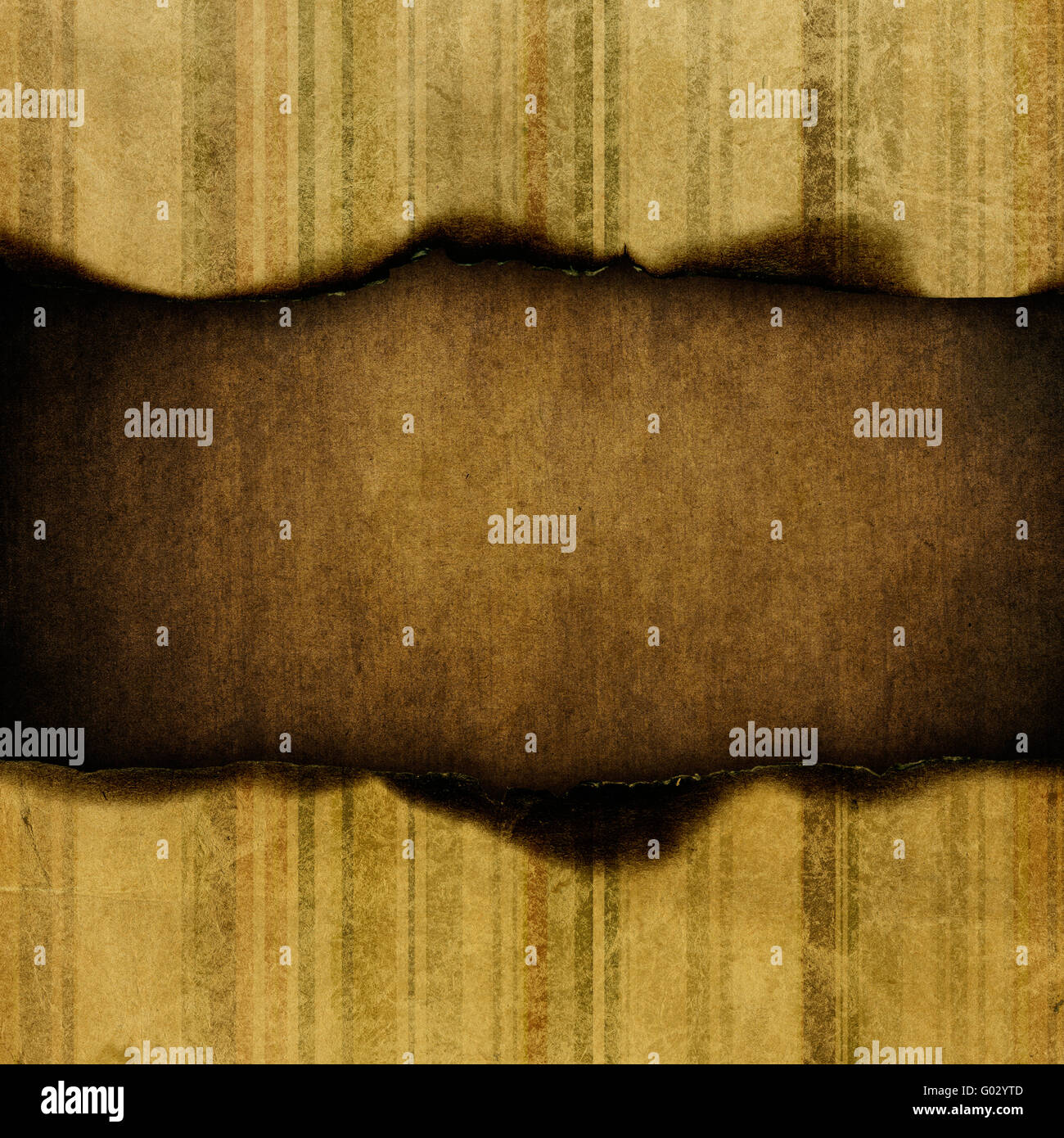 Grungy striped paper background, with space for text. Stock Photo