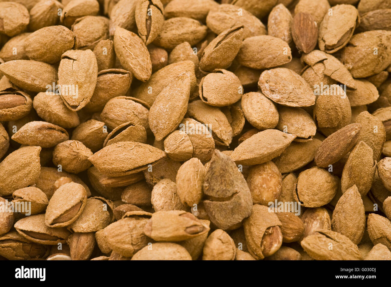 roast almonds Stock Photo