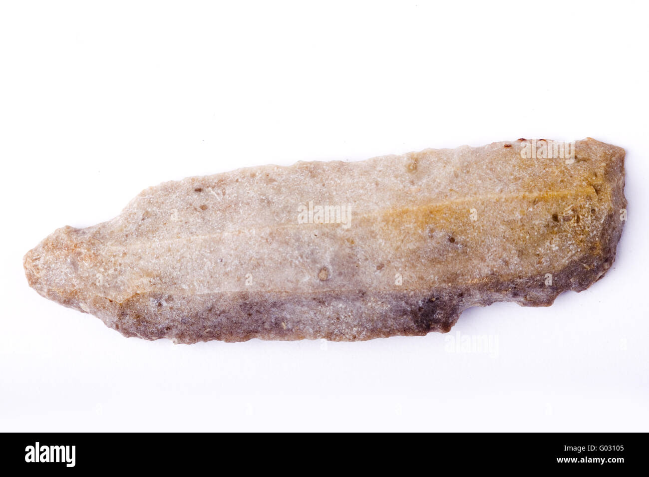 Old Stone Age tool Stock Photo