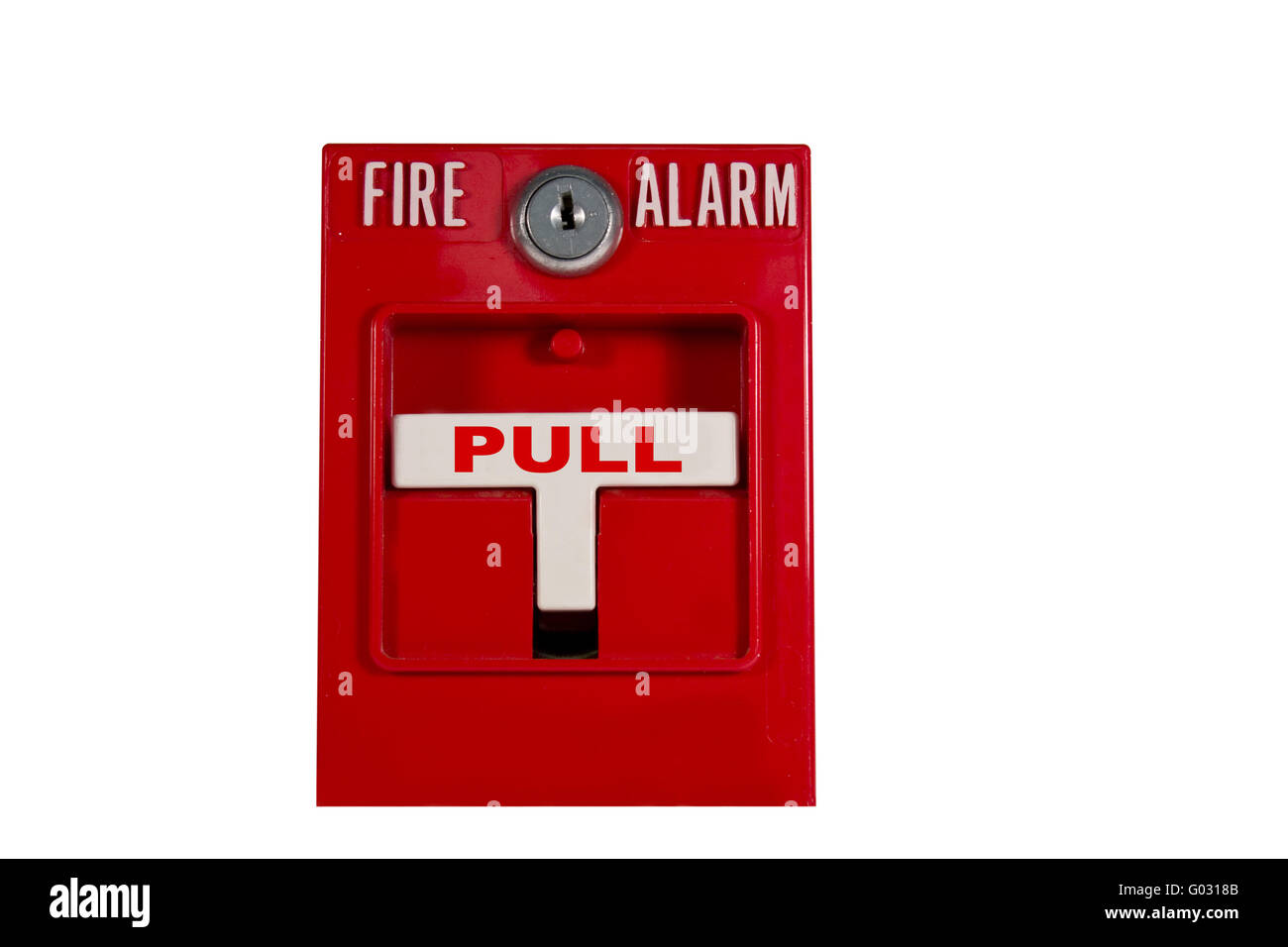 fire alarm pull station Stock Photo - Alamy
