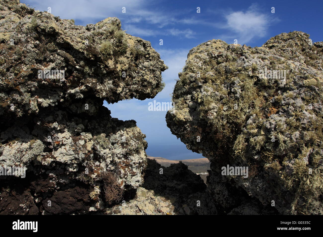 Volcanic rock Stock Photo