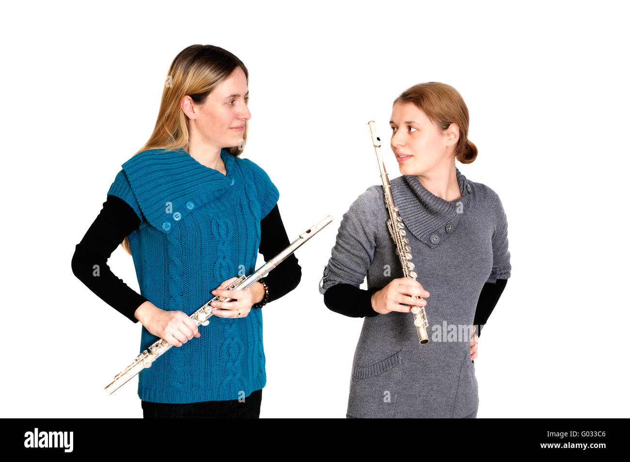 Female flutist Cut Out Stock Images & Pictures Alamy