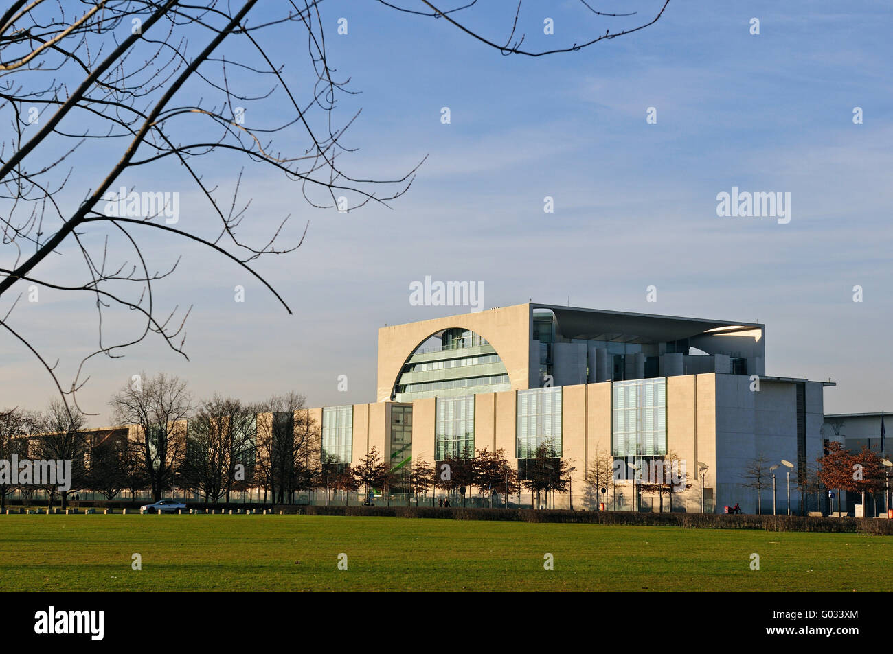 The German Chancellery in Berlin Stock Photo