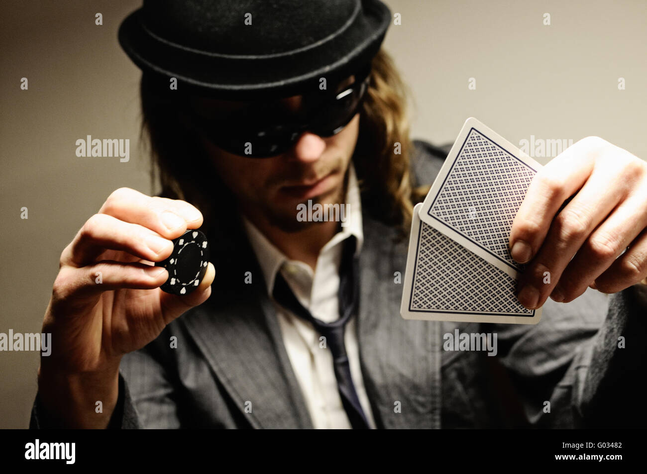 Poker game Stock Photo