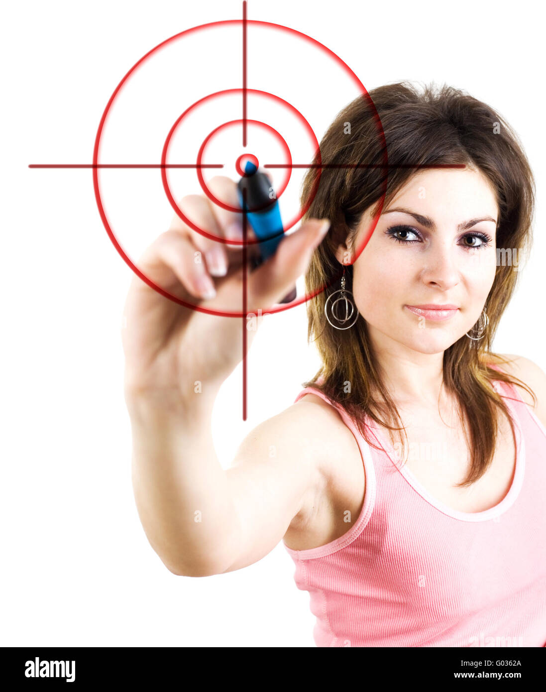 Hit the target Stock Photo Alamy