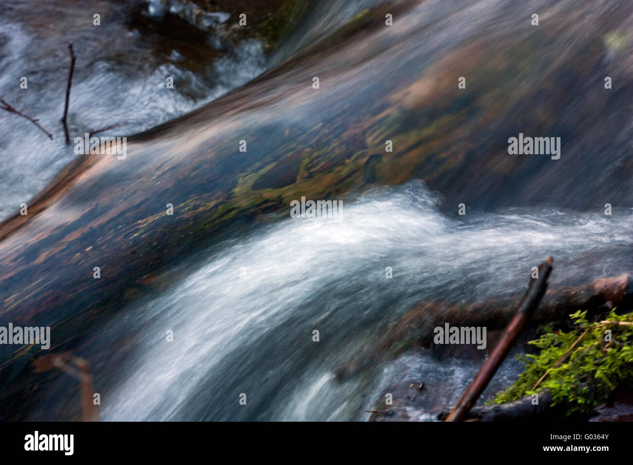 Stream of water Stock Photo