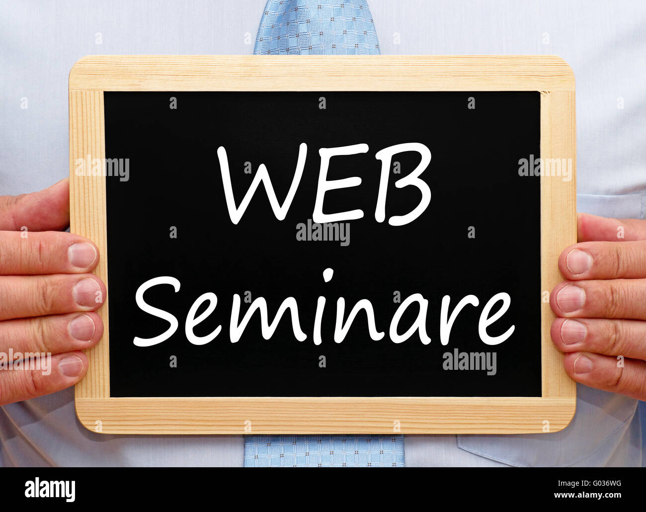 WEB Seminare Stock Photo