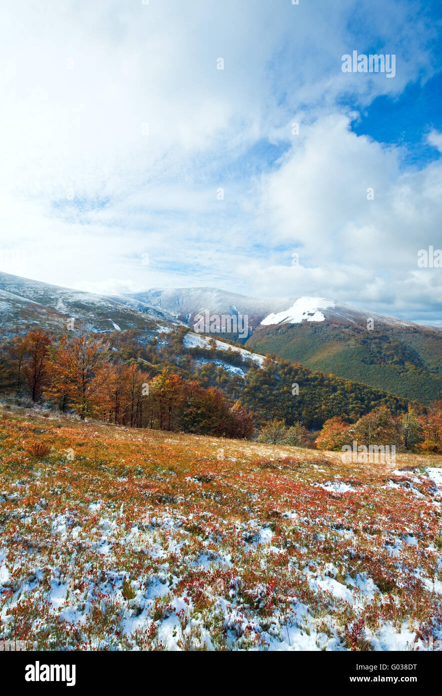 Autumn foliage on mountainside hi-res stock photography and images - Alamy