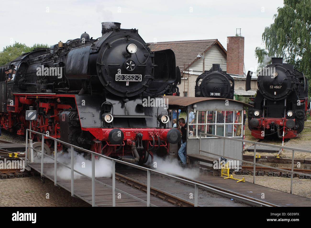 Steam locomotives Stock Photo