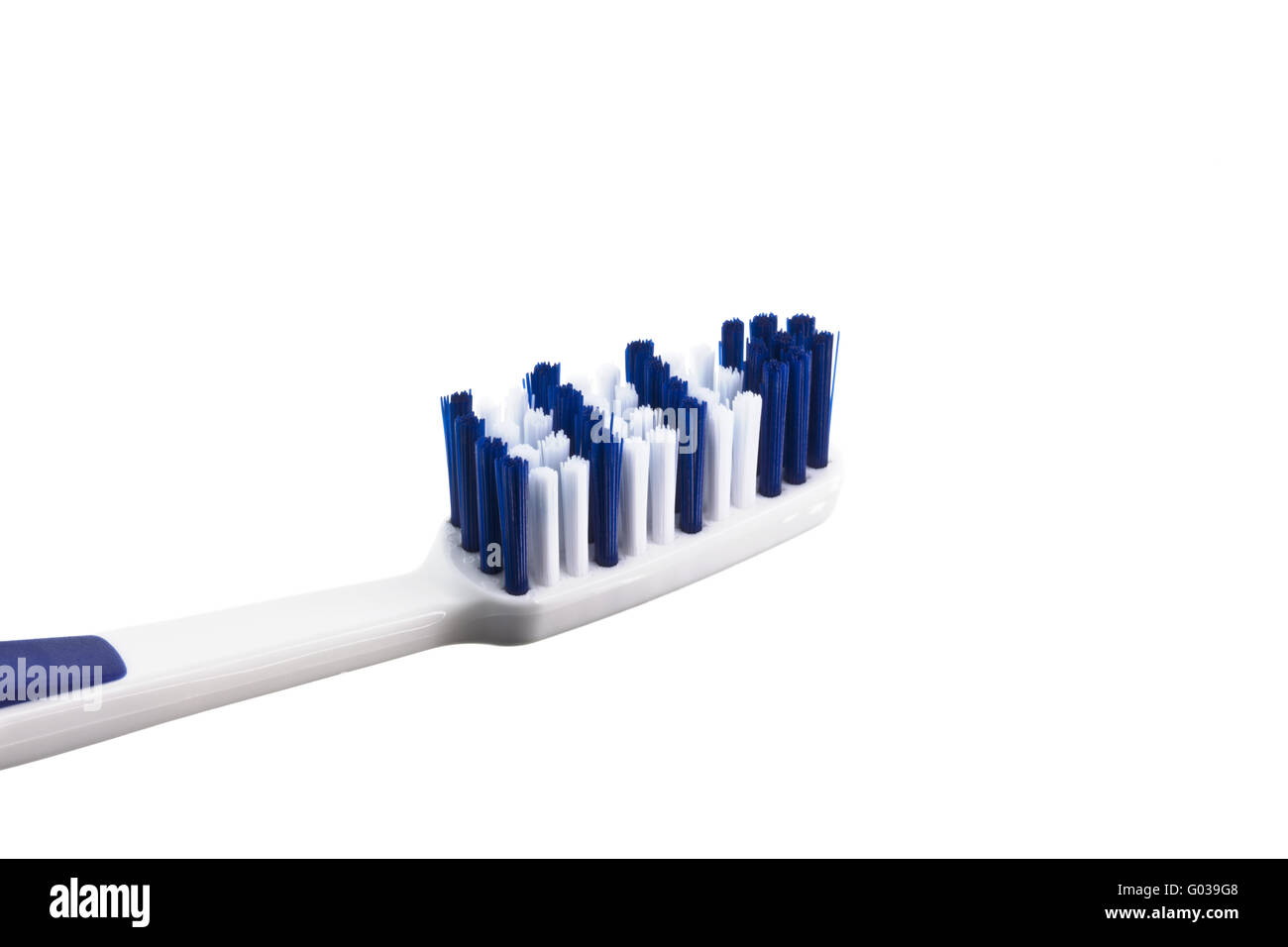 Normal toothbrush for the daily dental care Stock Photo