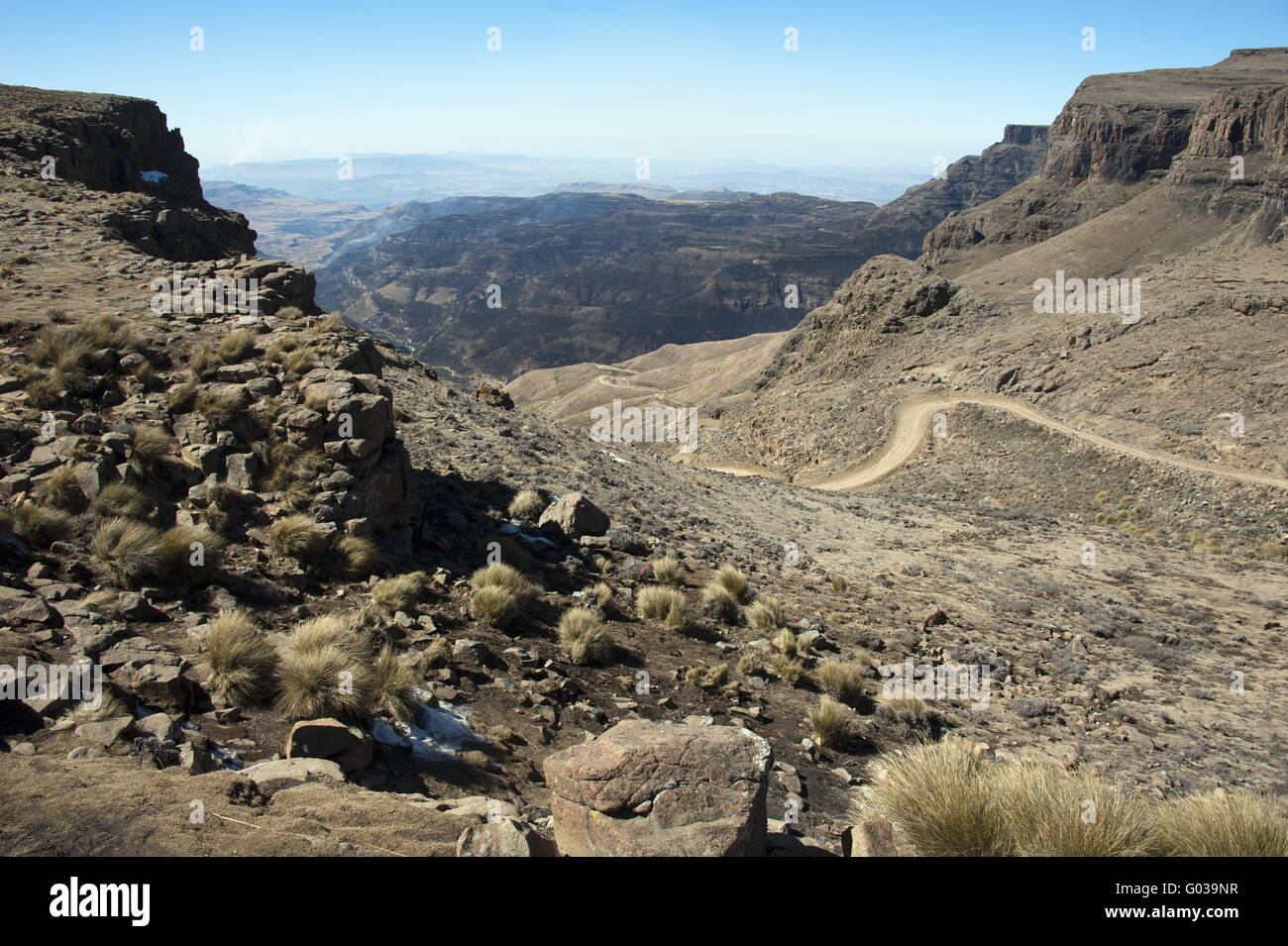 Sani Pass Stock Photo