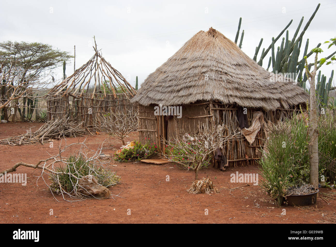 Round cottages Stock Photo Alamy