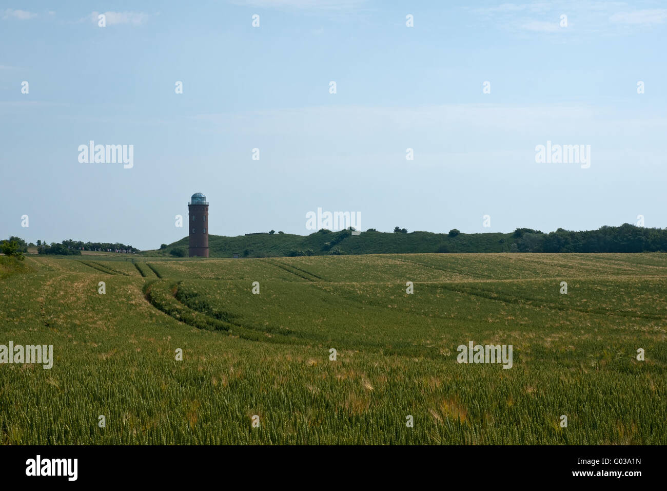 Positioning tower, Cap Arcona, Ruegen, germany Stock Photo