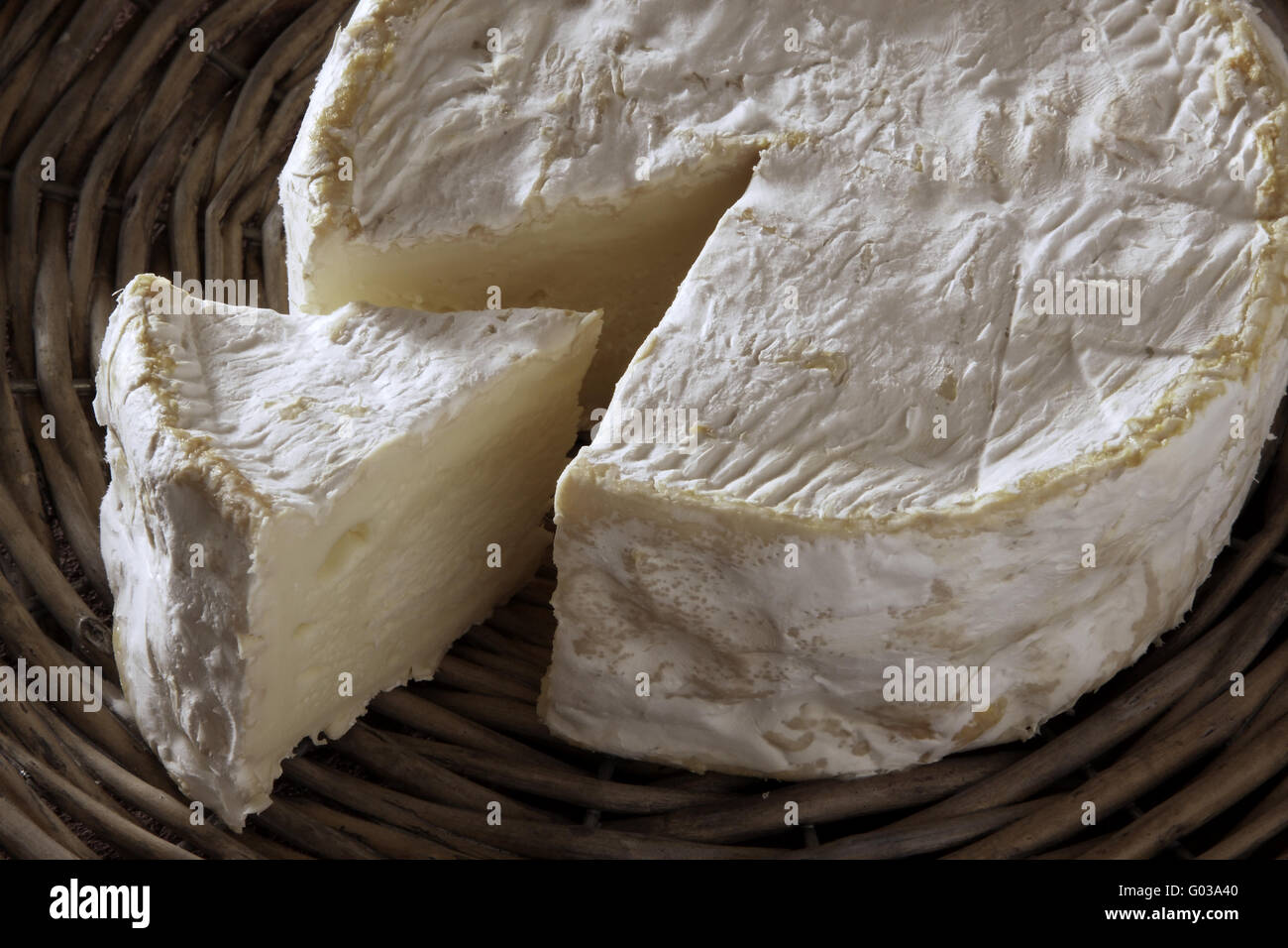 french soft cheese Stock Photo Alamy