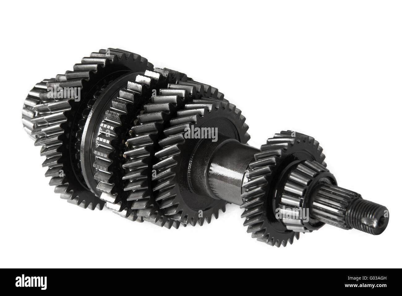 Transmission gears , isolated, on a white background Stock Photo Alamy